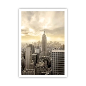 Poster - New York aus Grau - 70x100 cm