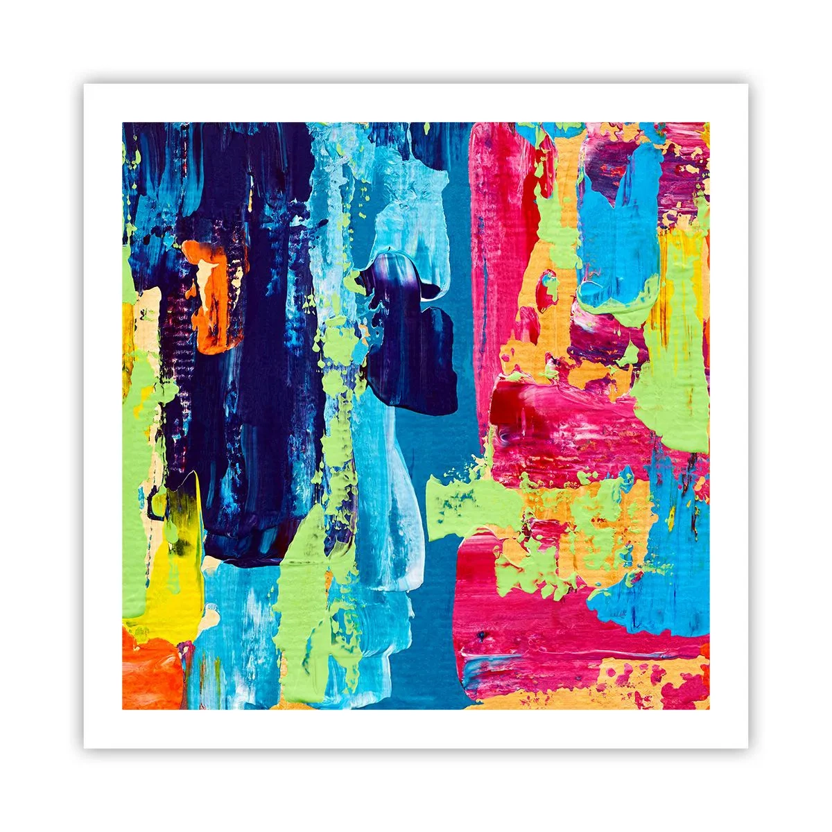 Poster - Das Leben ist wunderschoen! - 60x60 cm