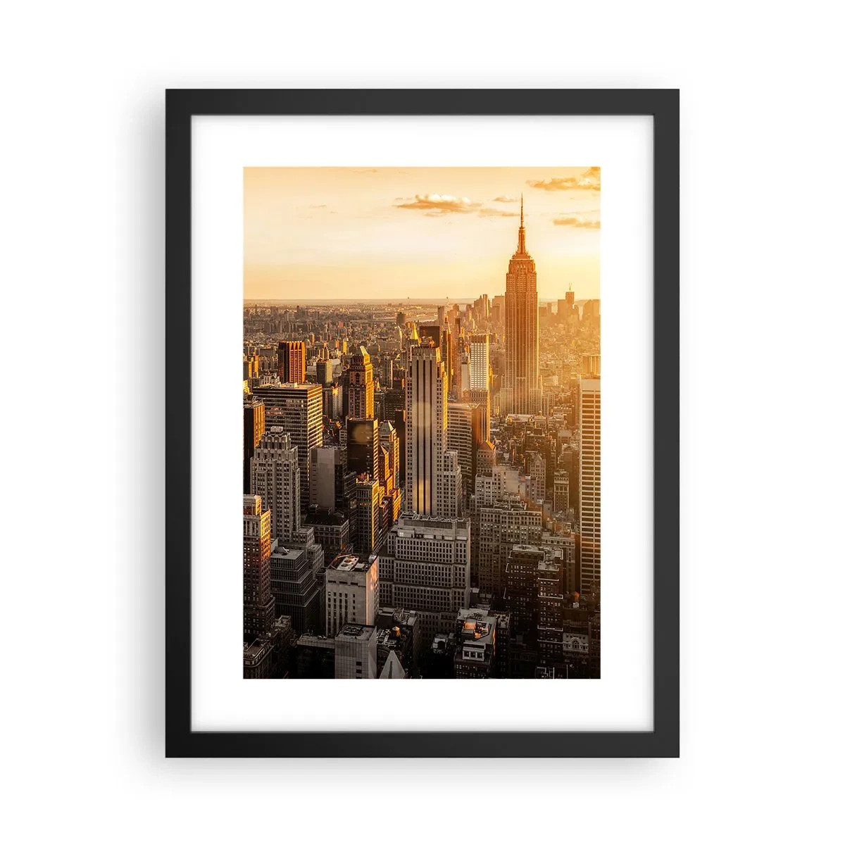 Poster in einem schwarzem Rahmen - In der Sonne wachsen - 30x40 cm