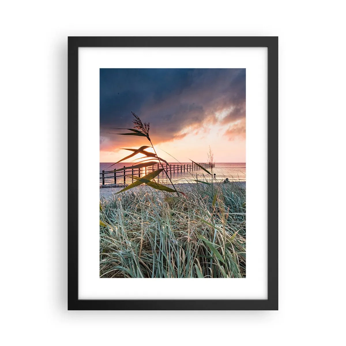 Poster in einem schwarzem Rahmen - Es vergeht nicht mit dem Wind - 30x40 cm