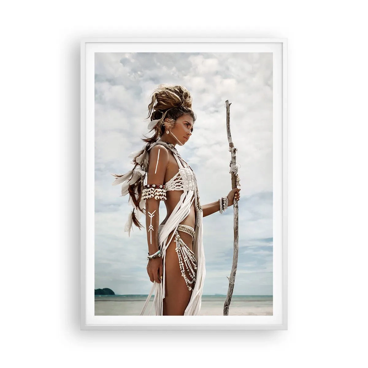 Poster in einem weißen Rahmen - Königin der Tropen - 70x100 cm