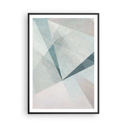 Poster in einem schwarzem Rahmen - Einfach aber dynamisch - 70x100 cm