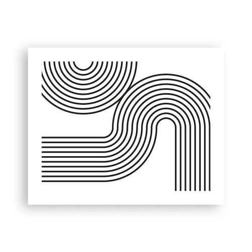Poster - An der Kurve - 50x40 cm