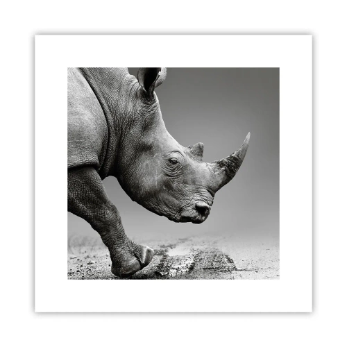 Poster - Unaufhaltsame Stärke - 30x30 cm