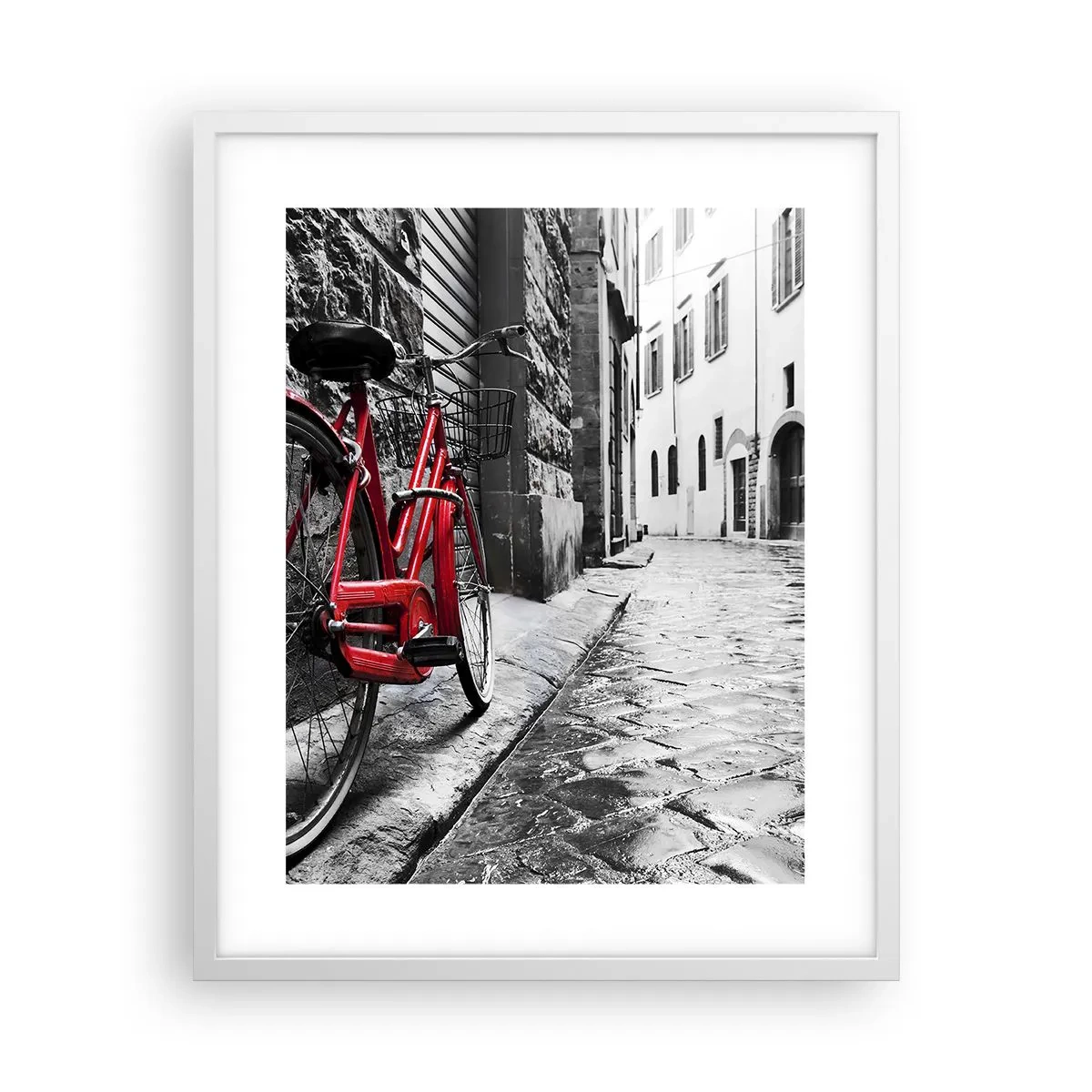 Poster in einem weißen Rahmen - Wahre Schönheit wird nicht alt - 40x50 cm