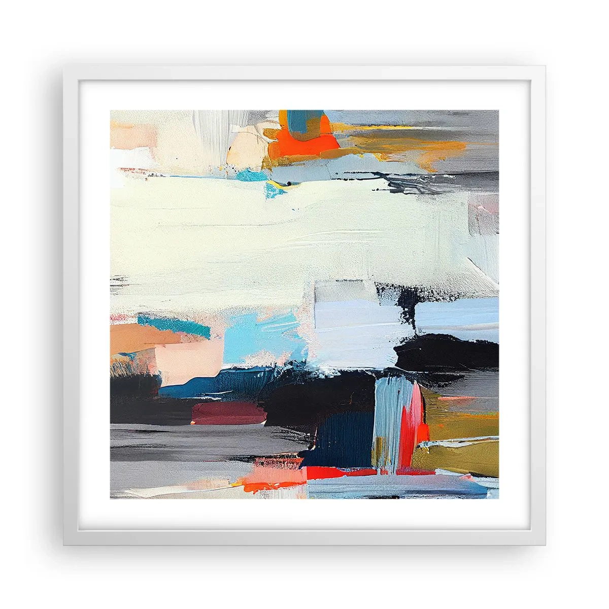 Poster in einem weißen Rahmen - Gibt es eine Methode? - 50x50 cm