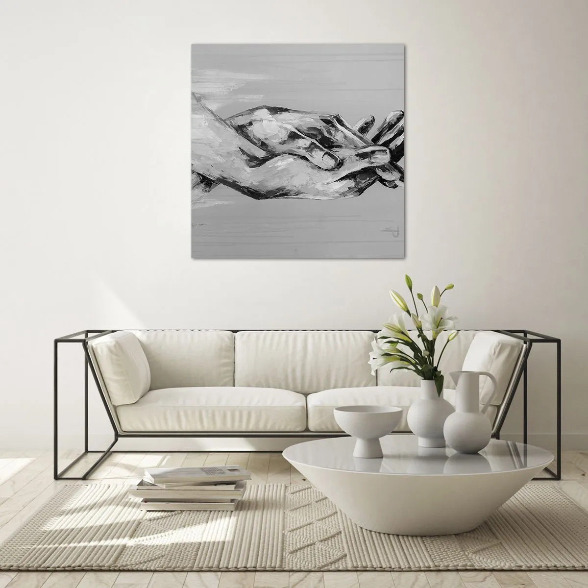 Glasbild - Bild auf glas - Anfang… - 60x60 cm