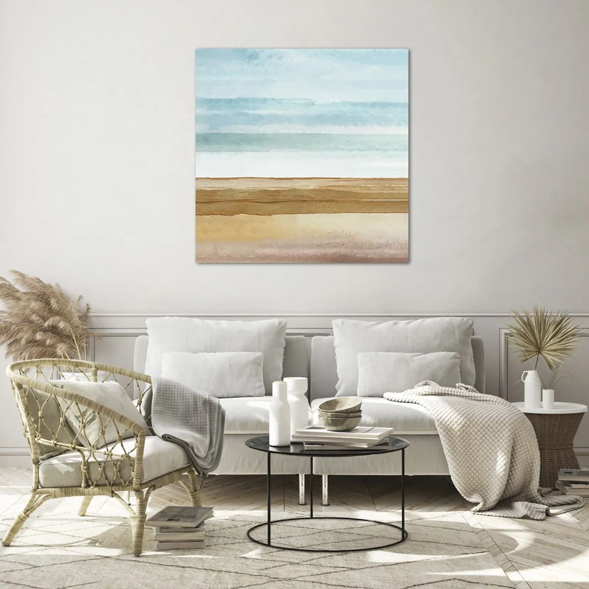 Glasbild - Bild auf glas - Trost - 30x30 cm