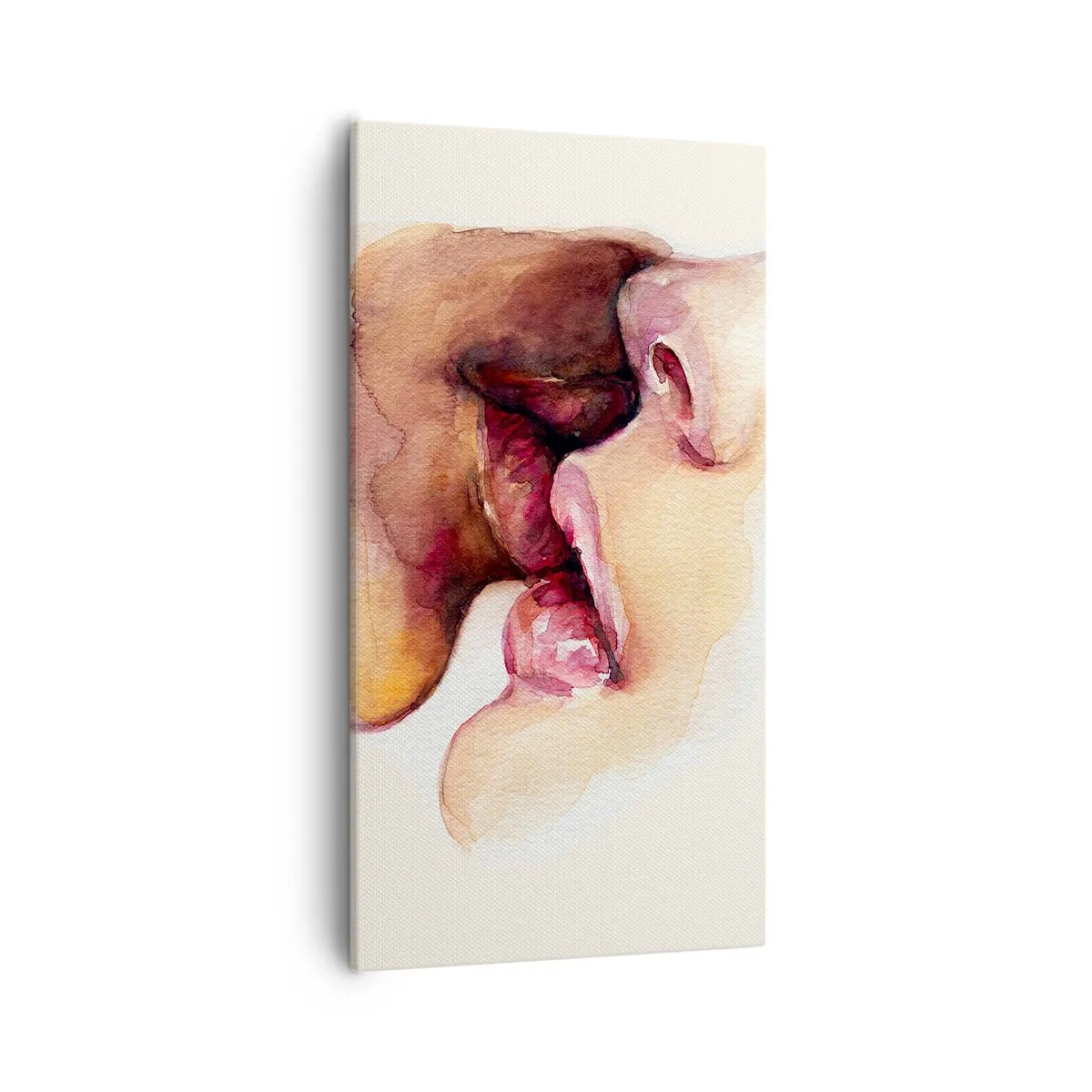 Bild auf Leinwand - Leinwandbild - Wie Tag und Nacht, Erde und Himmel - 55x100 cm