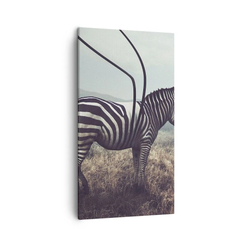 Bild auf Leinwand - Leinwandbild - Achtung! Fehler - 45x80 cm