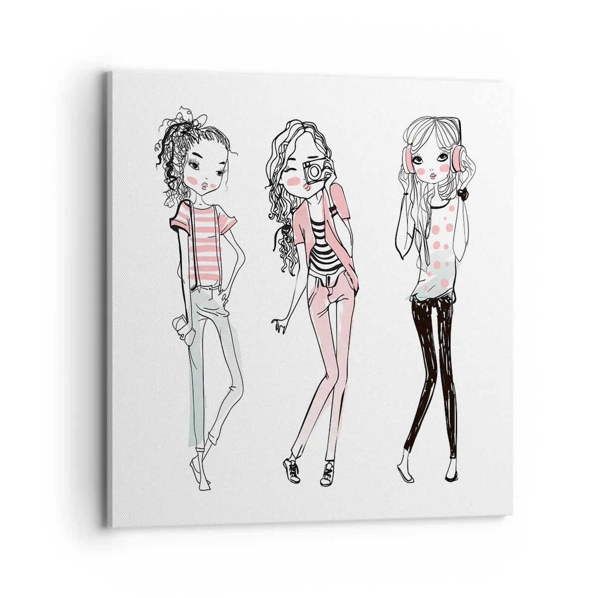 Bild auf Leinwand - Leinwandbild - Es wird, es wird Spaß machen - 70x70 cm