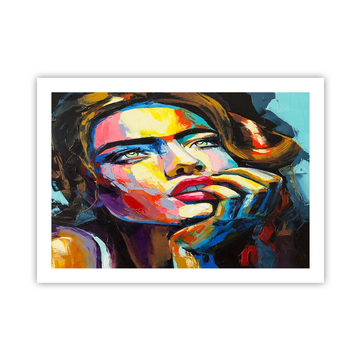 Poster - Träume fliegen am Himmel wie Vögel - 70x50 cm