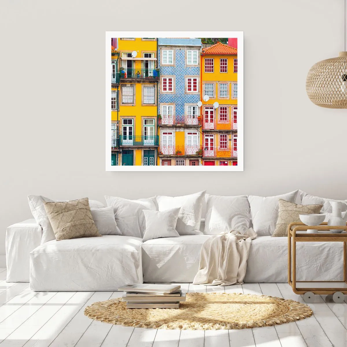 Poster - Farben der Altstadt - 60x60 cm