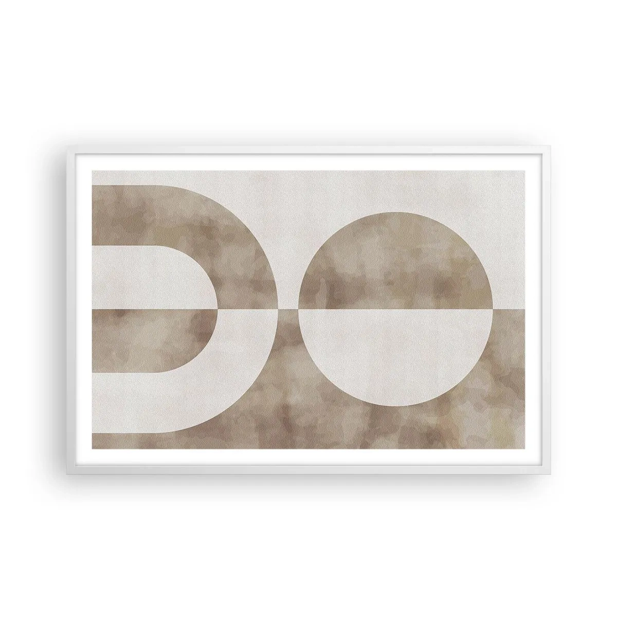 Poster in einem weißen Rahmen - Ähnlichkeiten und Unterschiede - 91x61 cm