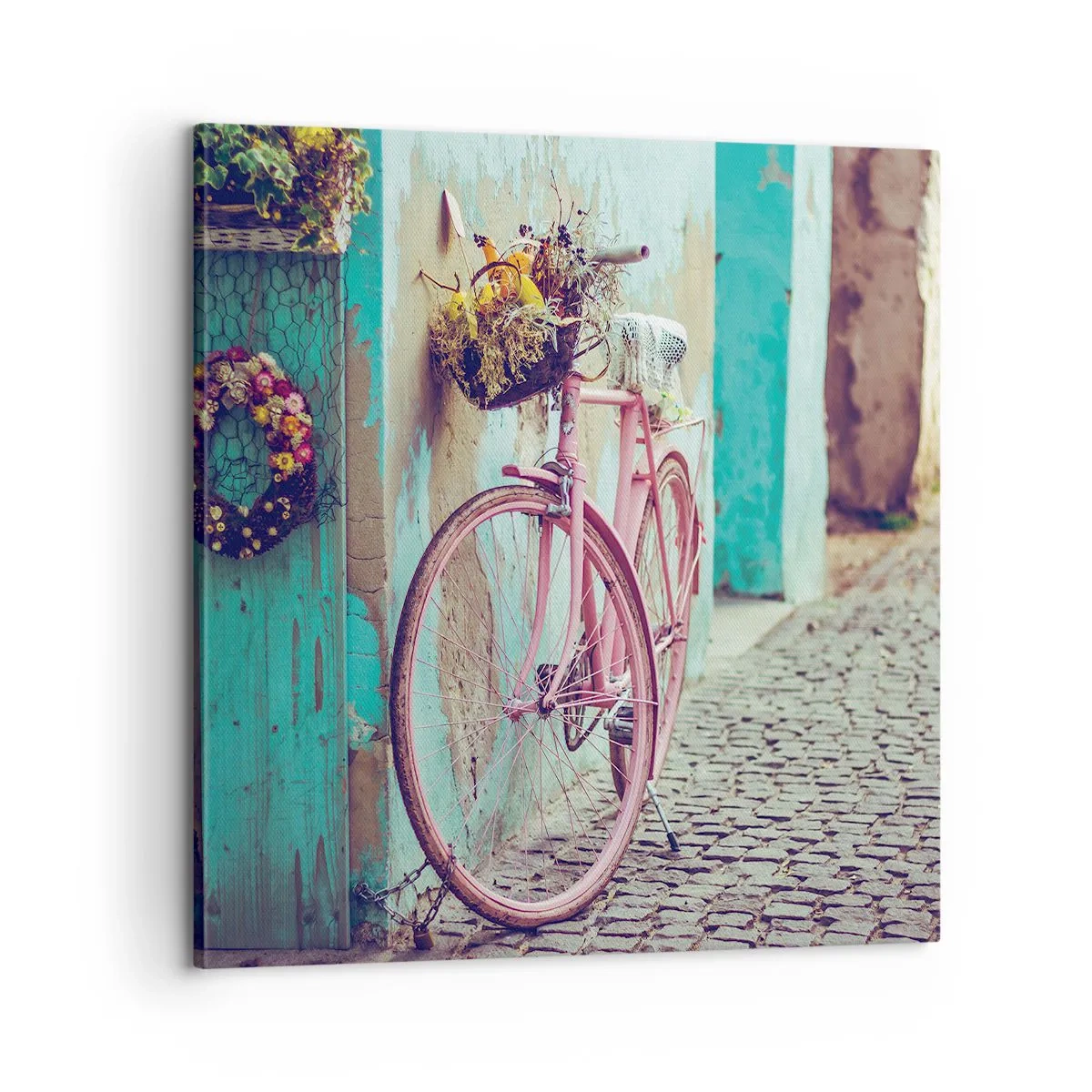 Bild auf Leinwand - Leinwandbild - Ich komme gleich wieder - 60x60 cm