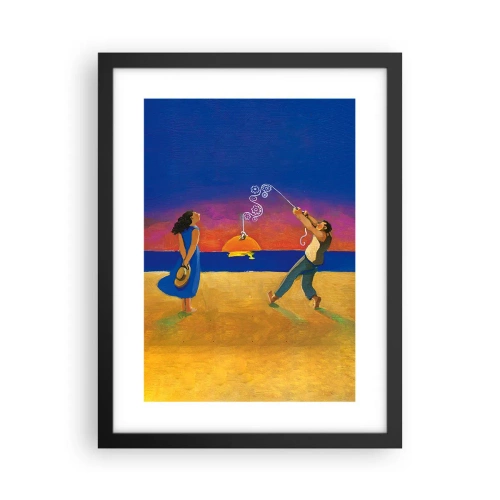 Poster in einem schwarzem Rahmen - Mehr als ein Sternchen vom Himmel - 30x40 cm