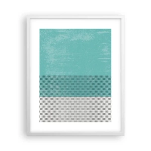 Poster in einem weißen Rahmen - Eine ausgewogene Komposition - 40x50 cm