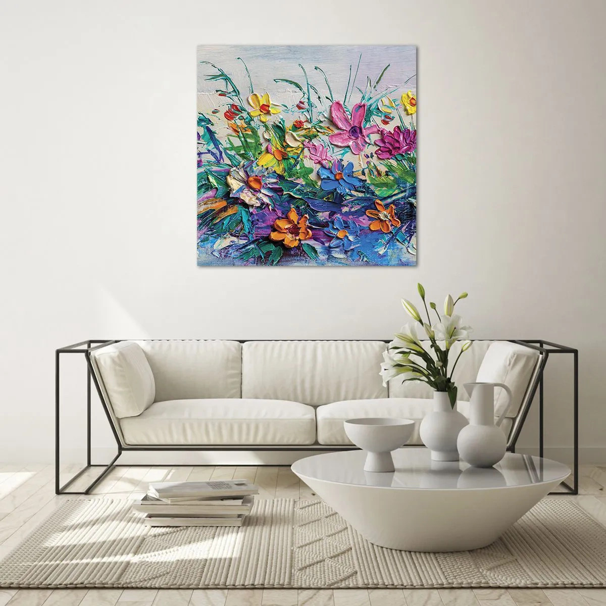 Glasbild - Bild auf glas - Überhaupt kein Stillleben - 70x70 cm