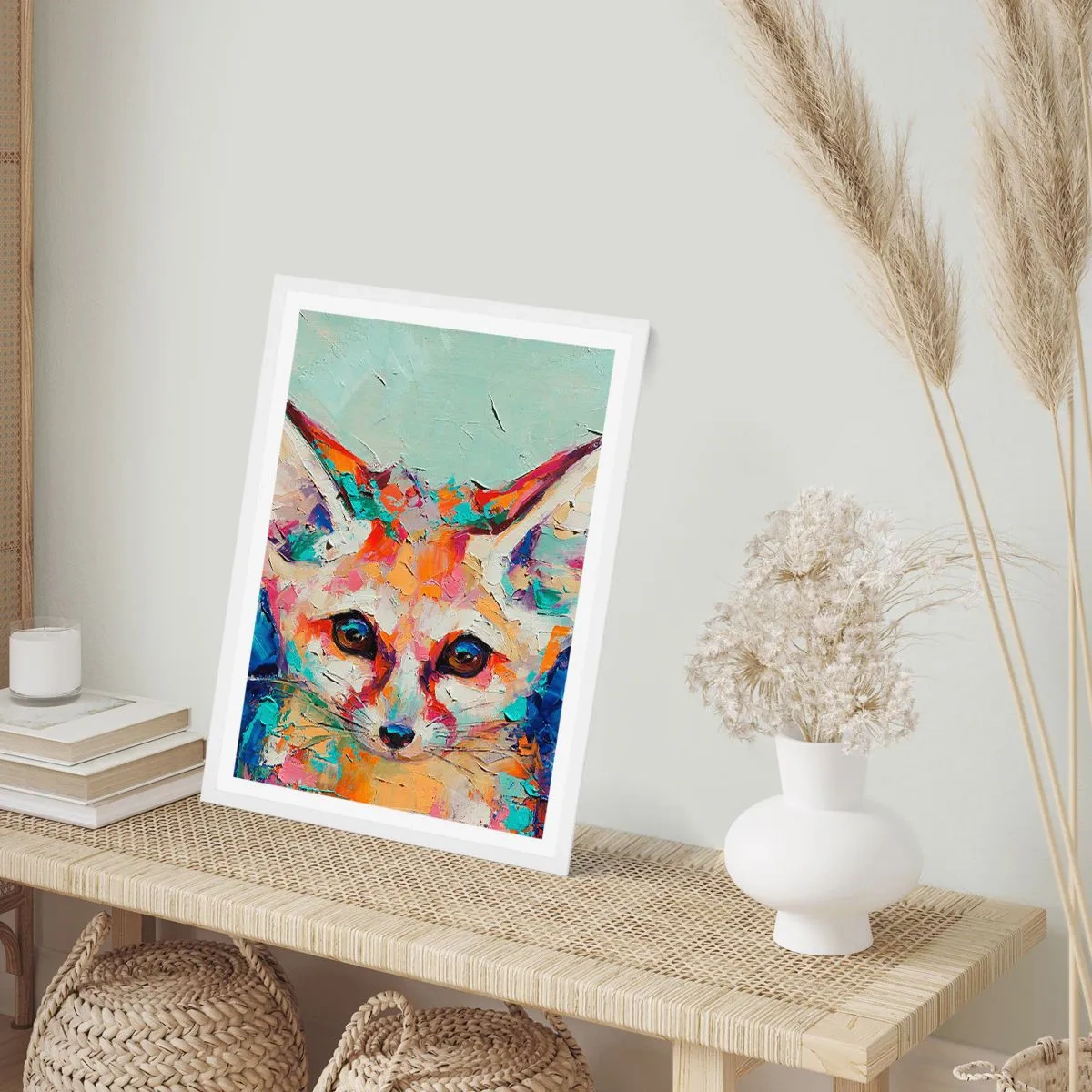 Poster in einem weißen Rahmen - Bist du bereit für mich? - 50x70 cm