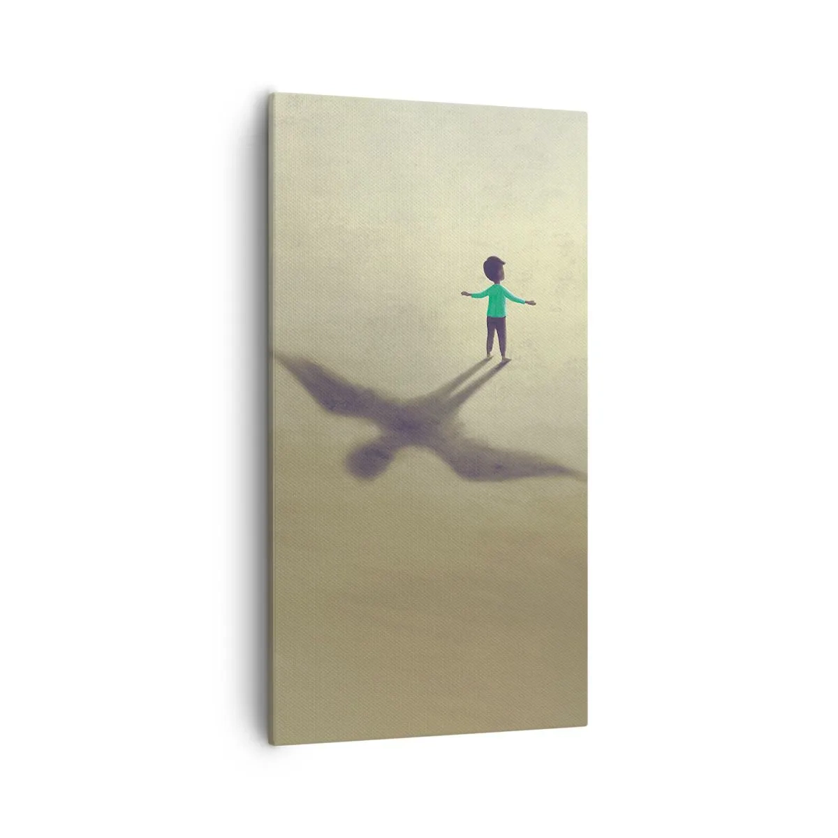 Bild auf Leinwand - Leinwandbild - Der Held der Zukunft - 55x100 cm