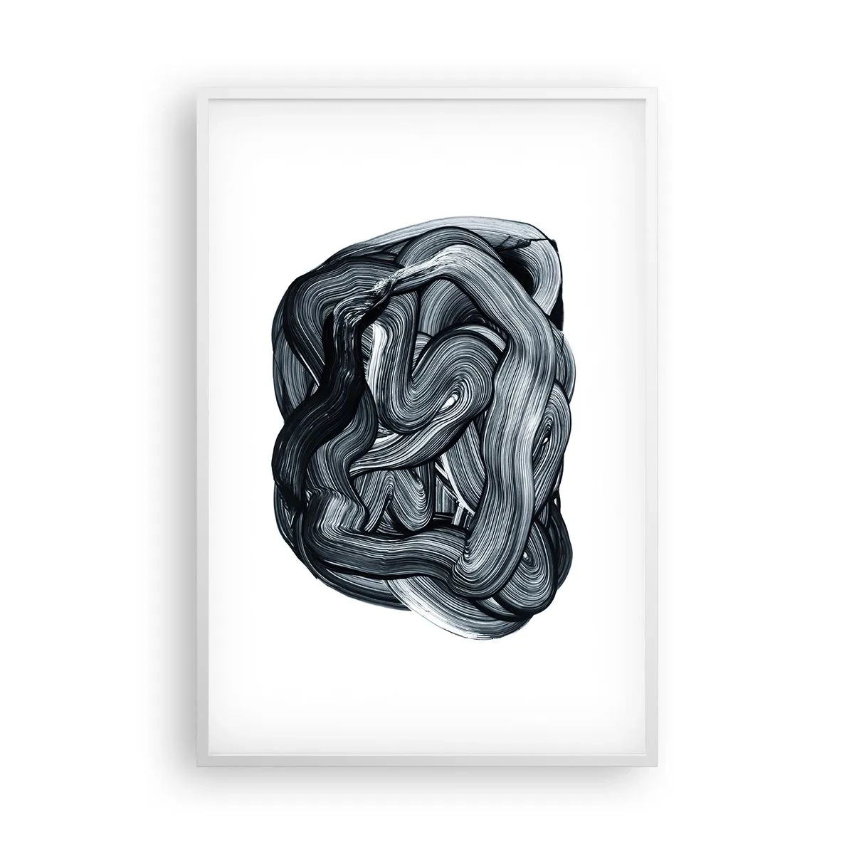 Poster in einem weißen Rahmen - Es ist nicht so einfach - 61x91 cm