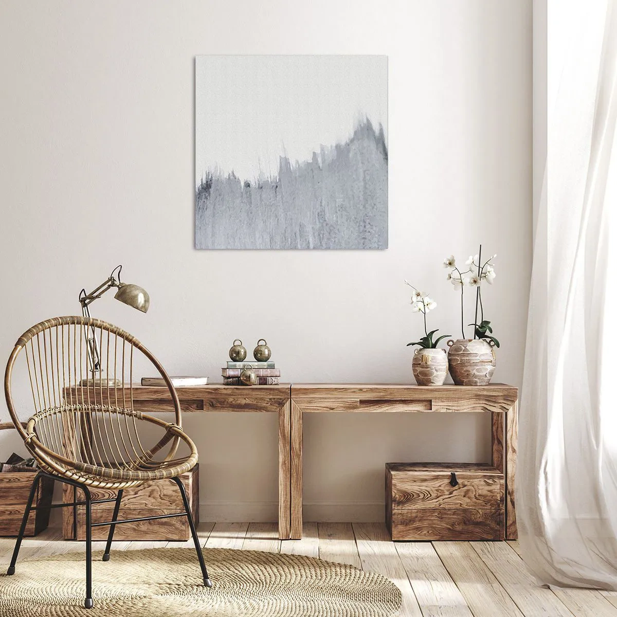 Bild auf Leinwand - Leinwandbild - Mysteriöse Aufzeichnung - 60x60 cm