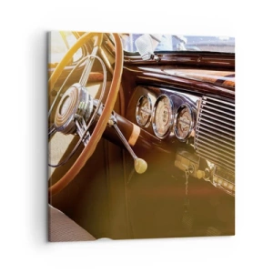 Bild auf Leinwand - Leinwandbild - Ein Hauch von Luxus aus der Vergangenheit - 50x50 cm