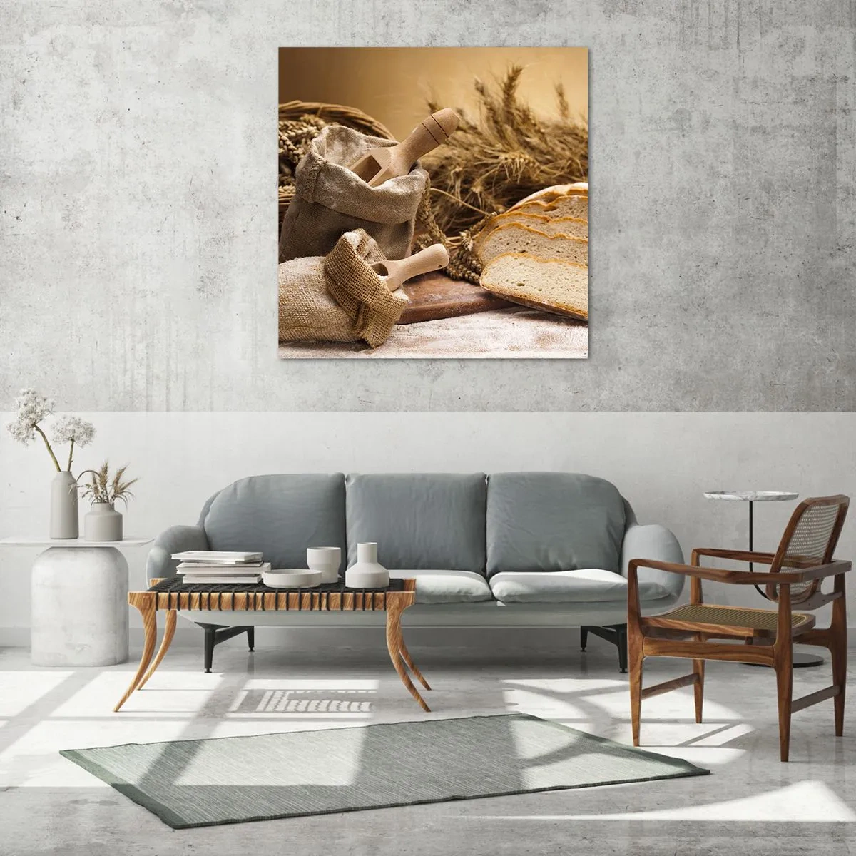 Glasbild - Bild auf glas - Wie mit einem Messer geschnitten - 50x50 cm