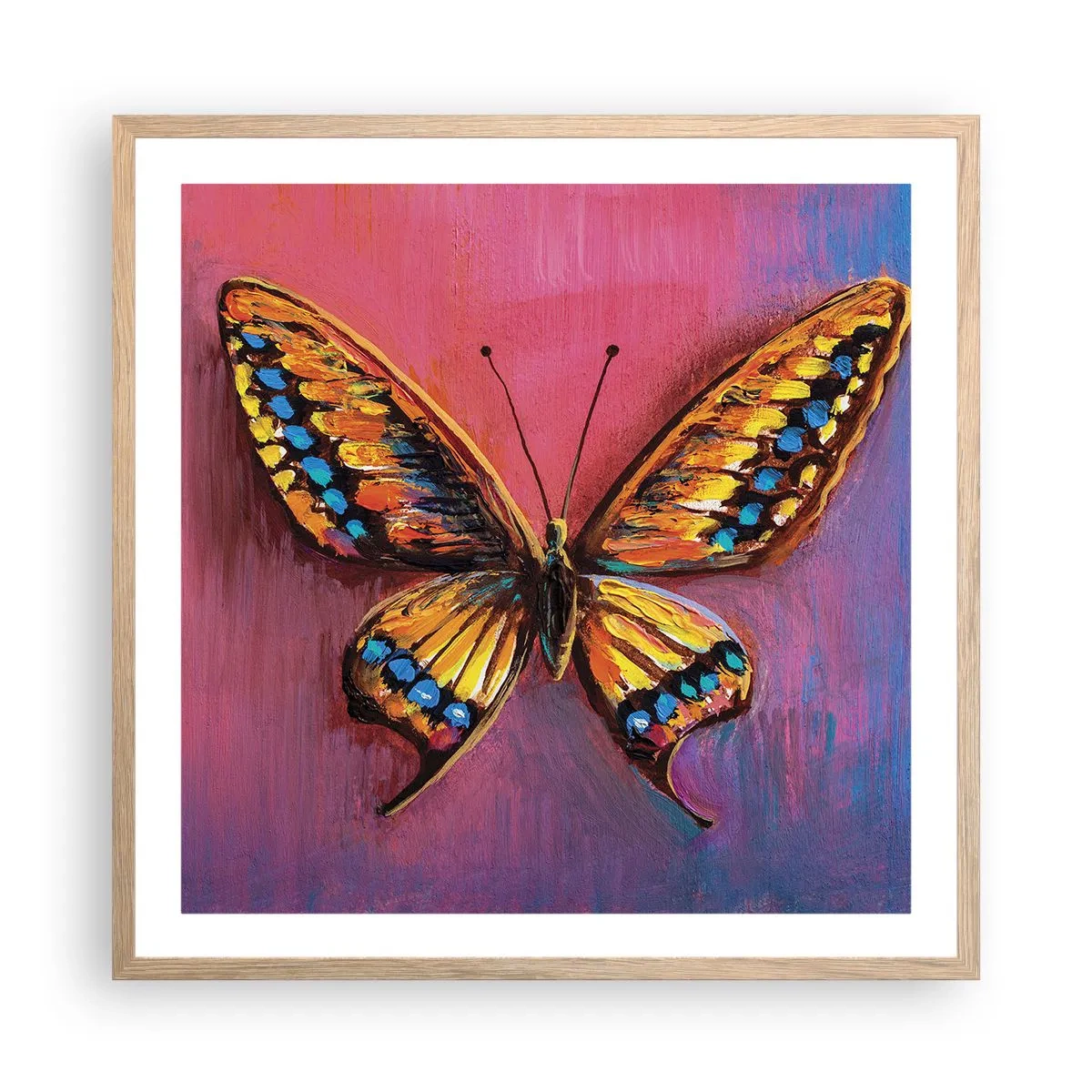 Poster in einem Rahmen aus heller Eiche - Ein Juwel der Natur - 60x60 cm