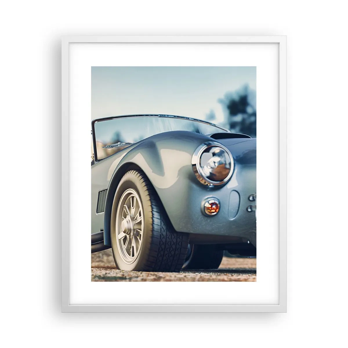 Poster in einem weißen Rahmen - Denn Stil zählt - 40x50 cm