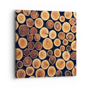 Bild auf Leinwand - Leinwandbild - Wie alt sehe ich aus? - 30x30 cm