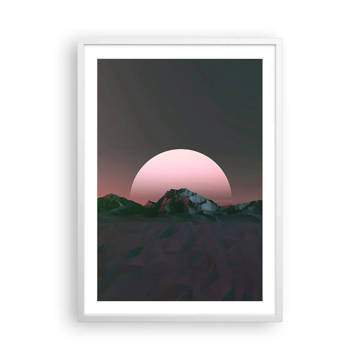 Poster in einem weißen Rahmen - In einer Nachbargalaxie - 50x70 cm