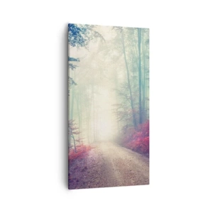 Bild auf Leinwand - Leinwandbild - Wie gut ist es, im Morgengrauen aufzustehen - 55x100 cm