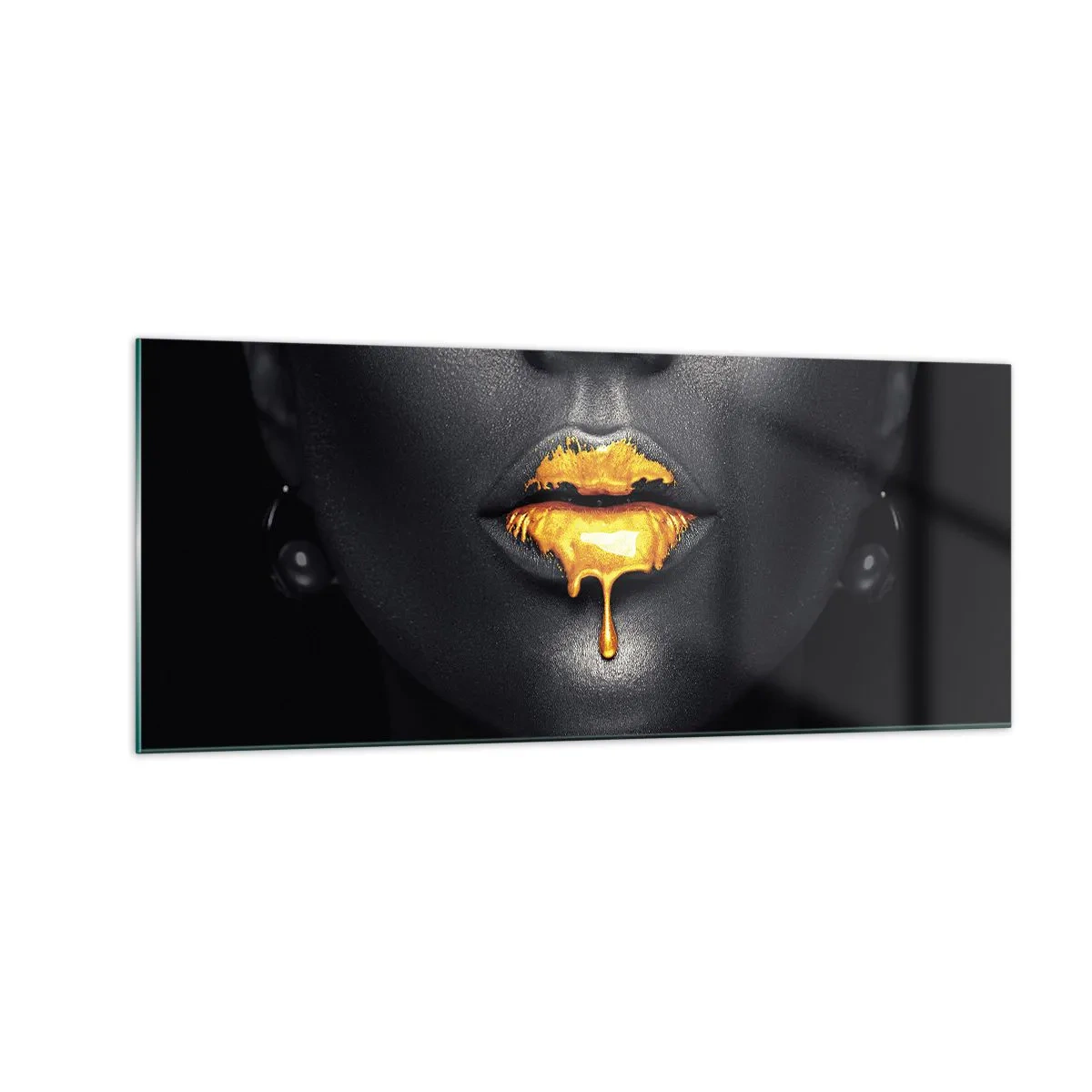Glasbild - Bild auf glas - Goldmaul - 100x40 cm
