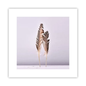 Poster - Gegen das Nichts - 30x30 cm