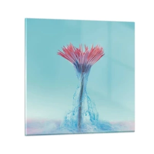 Glasbild - Bild auf glas - In einer belebenden Umarmung - 70x70 cm