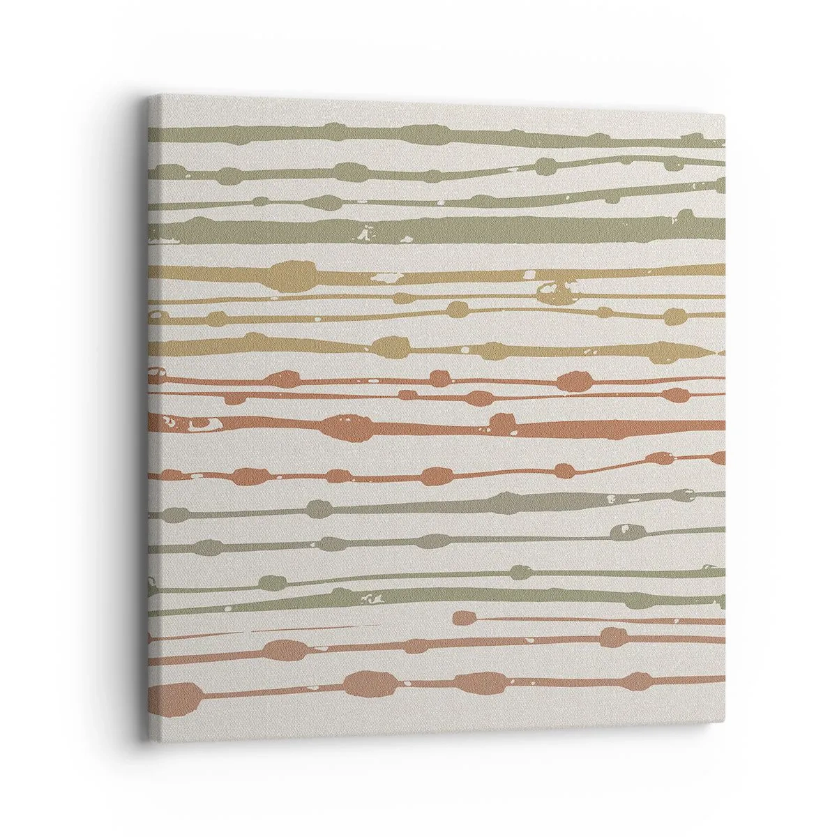 Bild auf Leinwand - Leinwandbild - Musikalische Notation von Farben - 30x30 cm