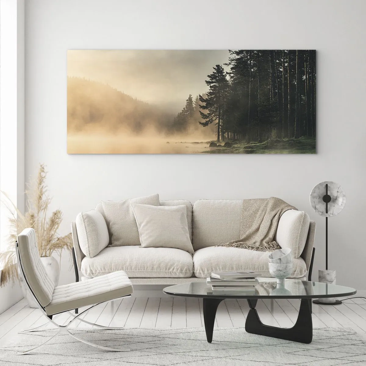 Glasbild - Bild auf glas - Die Geburt des Tages - 100x40 cm