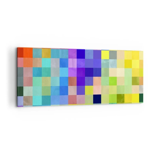 Bild auf Leinwand - Leinwandbild - Alle anderen, alle gleich - 100x40 cm