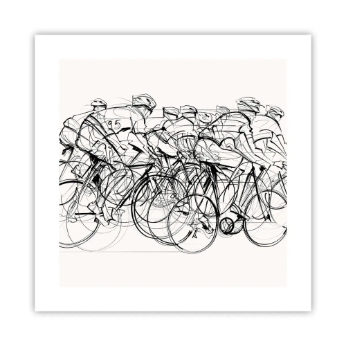 Poster - Gemeinsam als Team - 40x40 cm