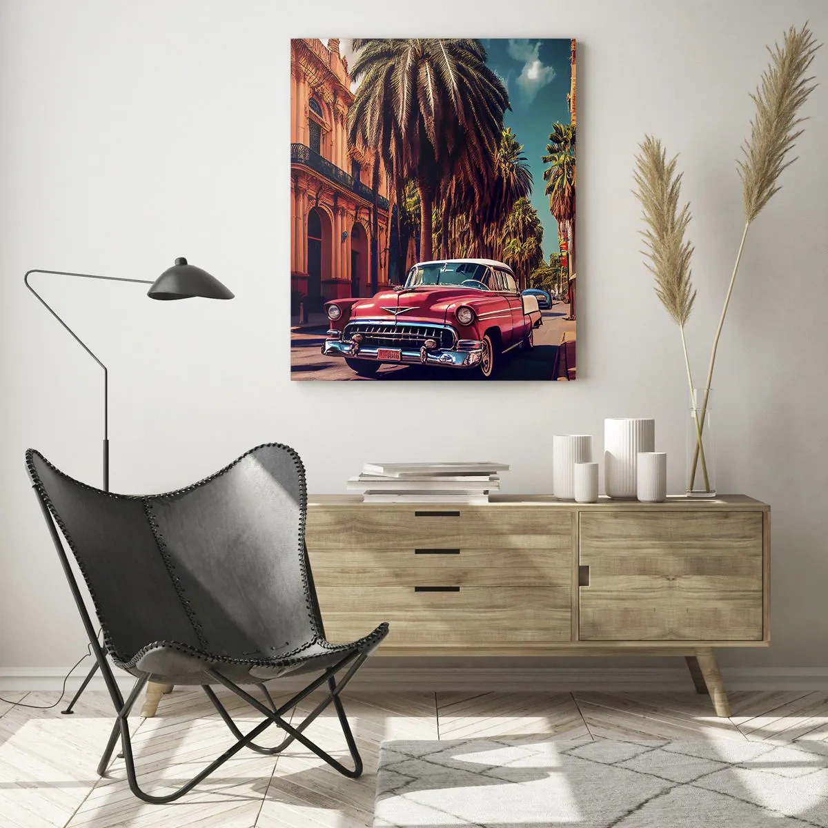 Glasbild - Bild auf glas - Immer noch in Havanna - 80x120 cm