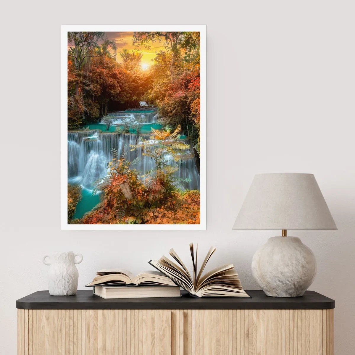 Poster - Versteckter Schatz des Waldes - 40x50 cm