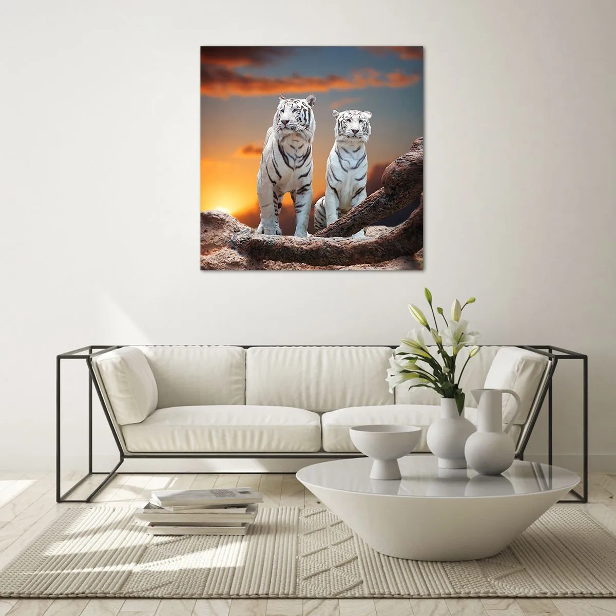 Glasbild - Bild auf glas - Genau wie Narnia - 70x70 cm