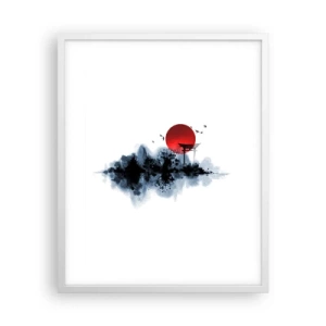 Poster in einem weißen Rahmen - Japanische Sicht - 40x50 cm