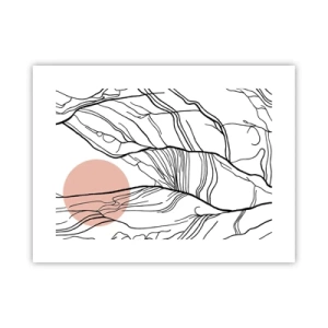 Poster - In einem Netz aus Zweigen - 40x30 cm