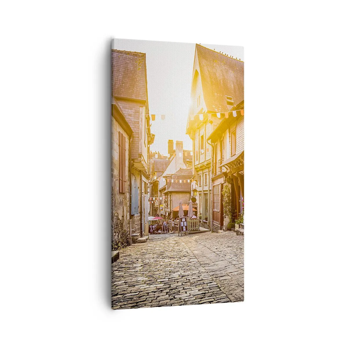 Bild auf Leinwand - Leinwandbild - Der weiße Geist der Stadt - 55x100 cm