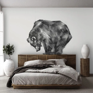 Selbstklebende Fototapete Deluxe Sticker - Schön, jemanden in der Nähe zu sehen - Abstraktion, Eisbär, Natur - 500x350 cm
