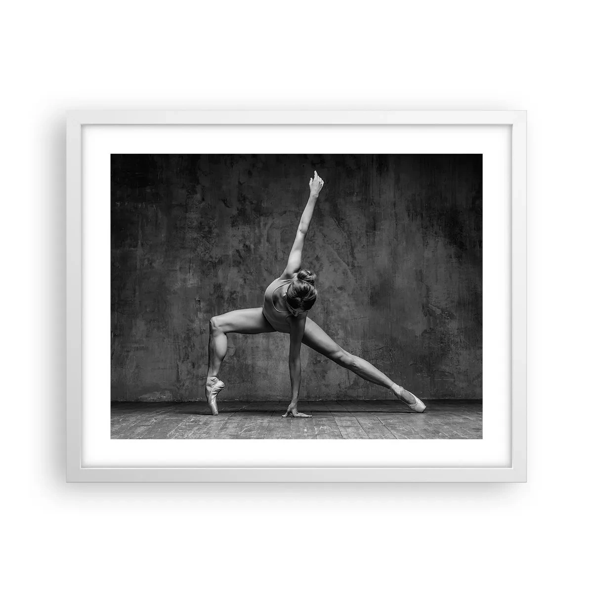 Poster in einem weißen Rahmen - Das Ideal des Gleichgewichts - 50x40 cm