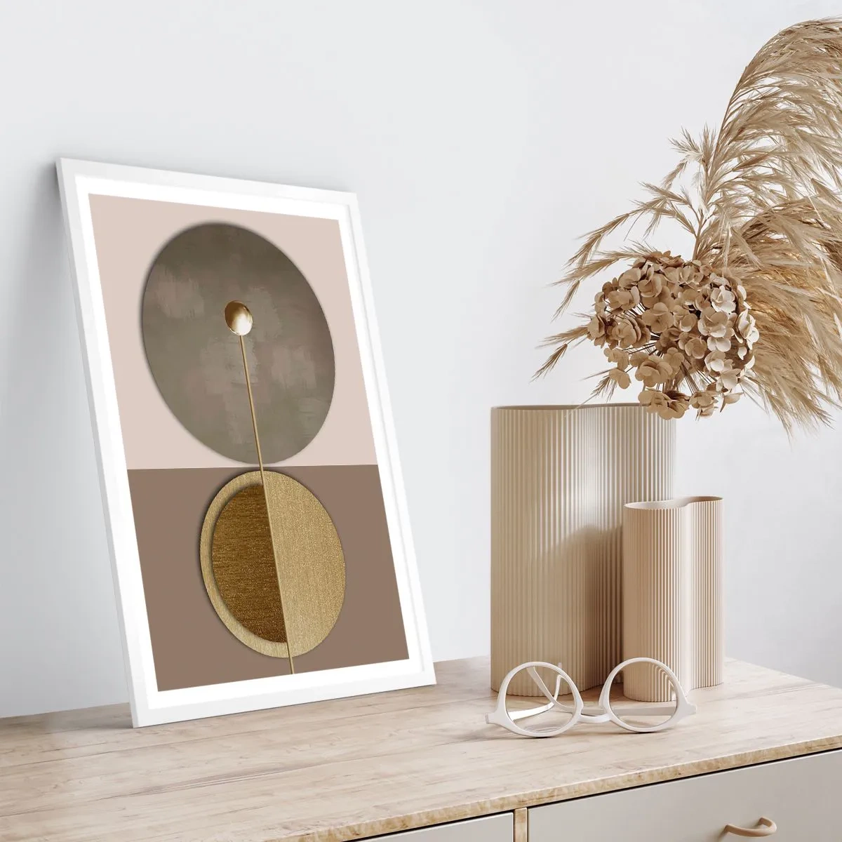 Poster in einem weißen Rahmen - Perfekte Balance - 40x50 cm