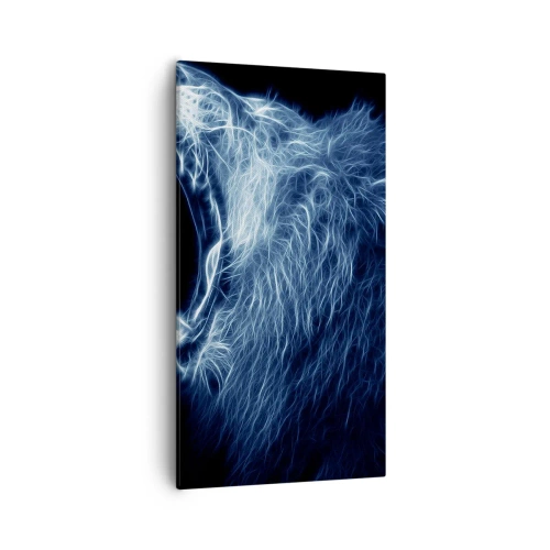 Bild auf Leinwand - Leinwandbild - Der feurige Zorn des Königs - 55x100 cm